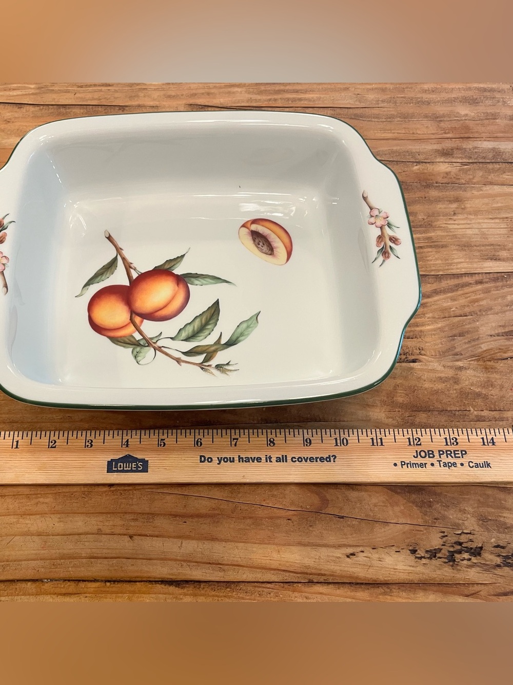 ROYAL WORCESTER. COTSWOLD FRUIT. 12” x 8” CERAMIC CASSEROLE DISH. NEW.